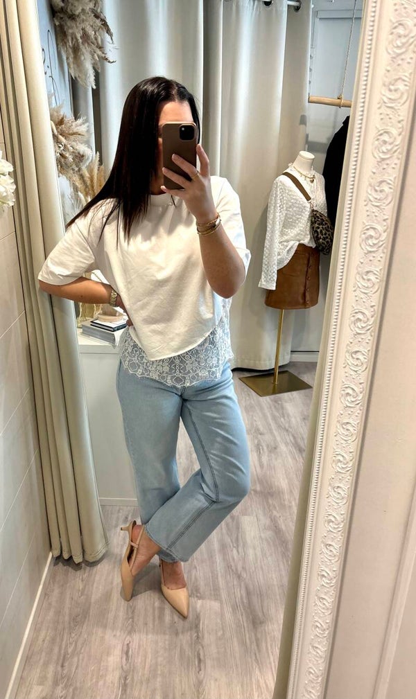 Tee- shirt Camille - blanc