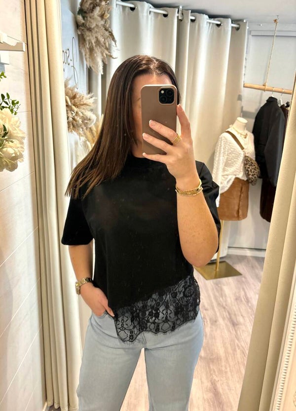 Tee- shirt Camille - noir