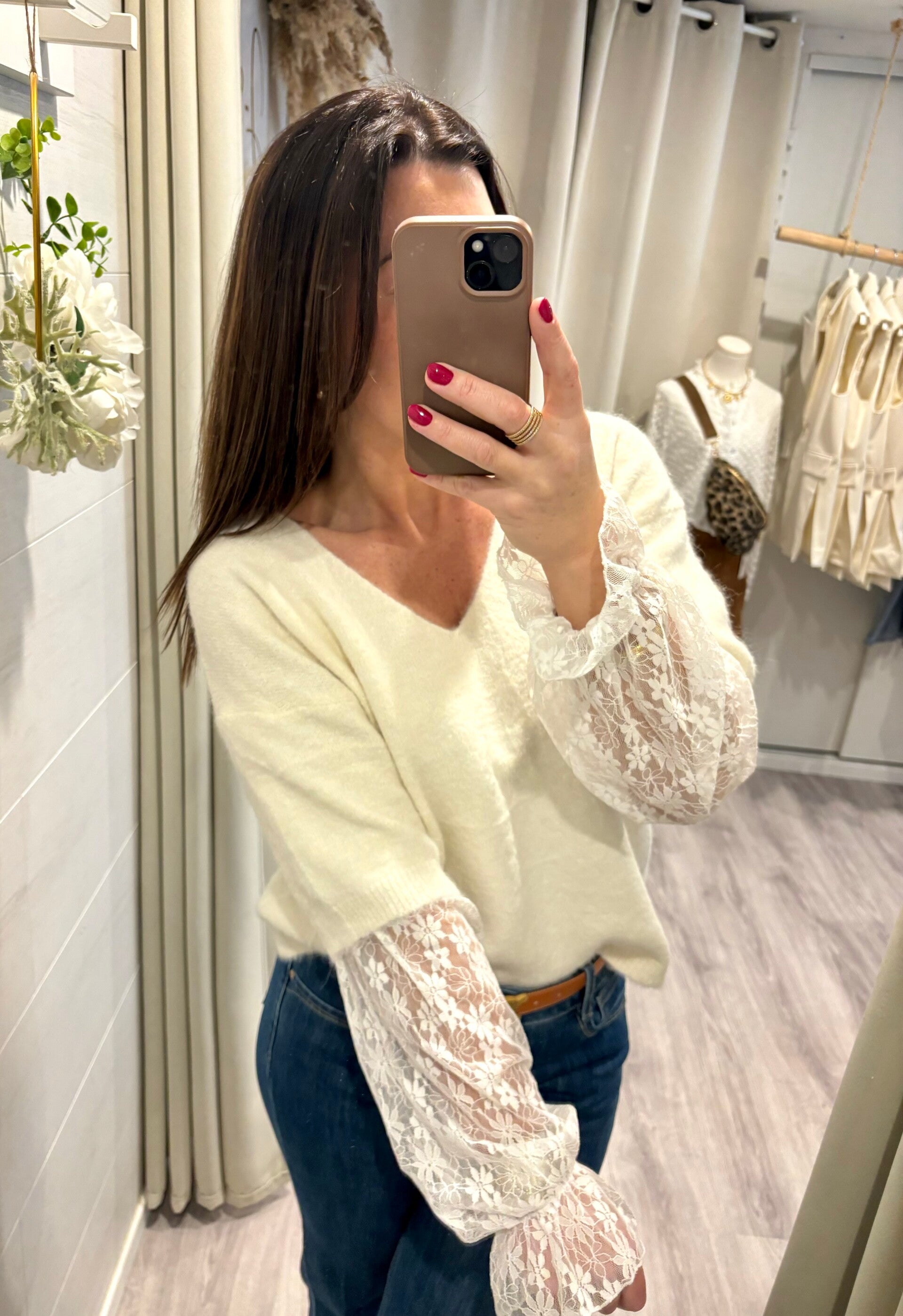 Pull Léonie - blanc