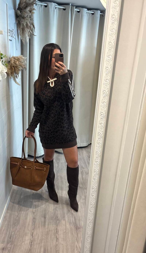 Robe CASSIE - chocolat