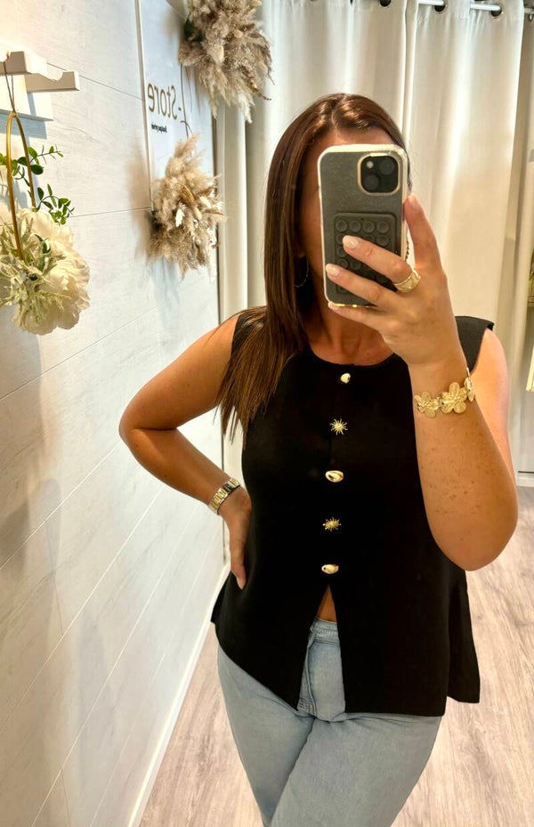 Gilet Solen - Noir