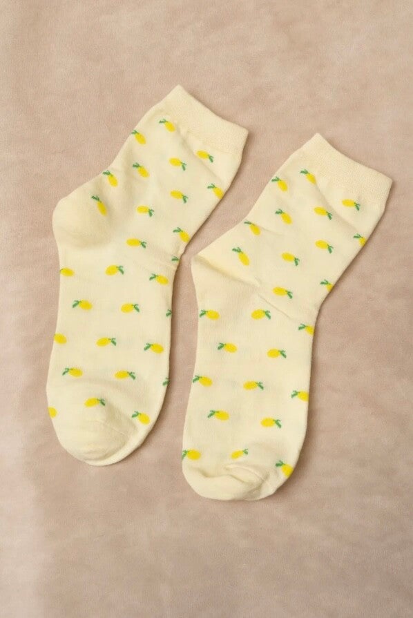 Chaussette citron