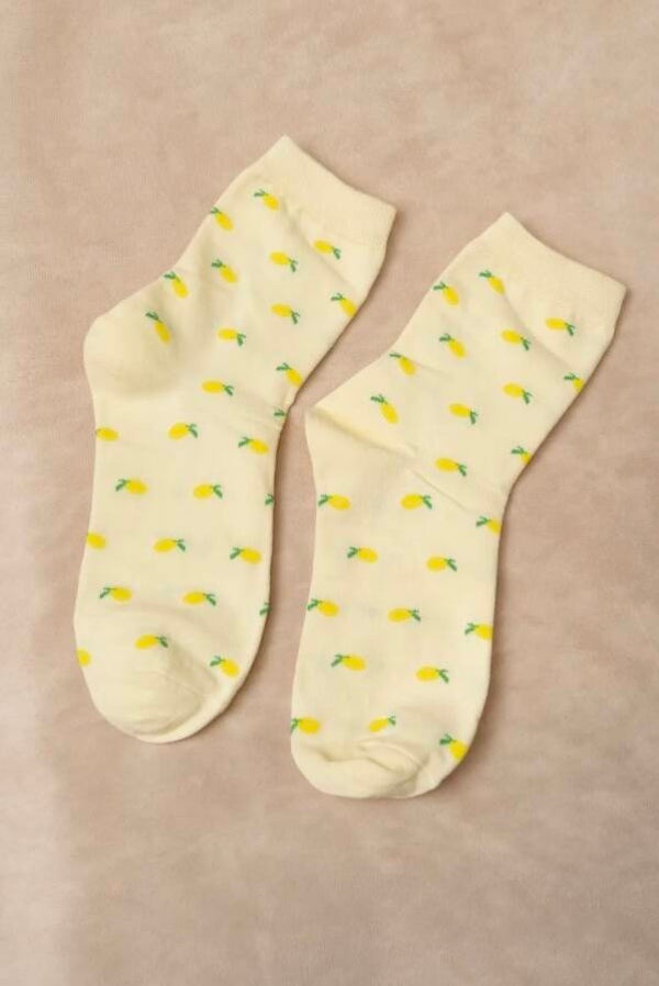 Chaussette citron
