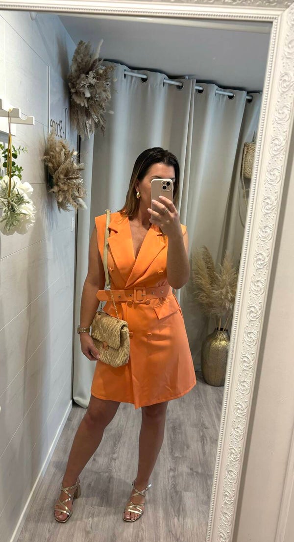 Robe Léa- Orange