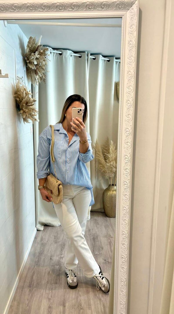 Chemise lignée