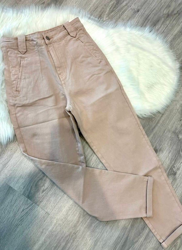 Jeans Mom Fit - Rose