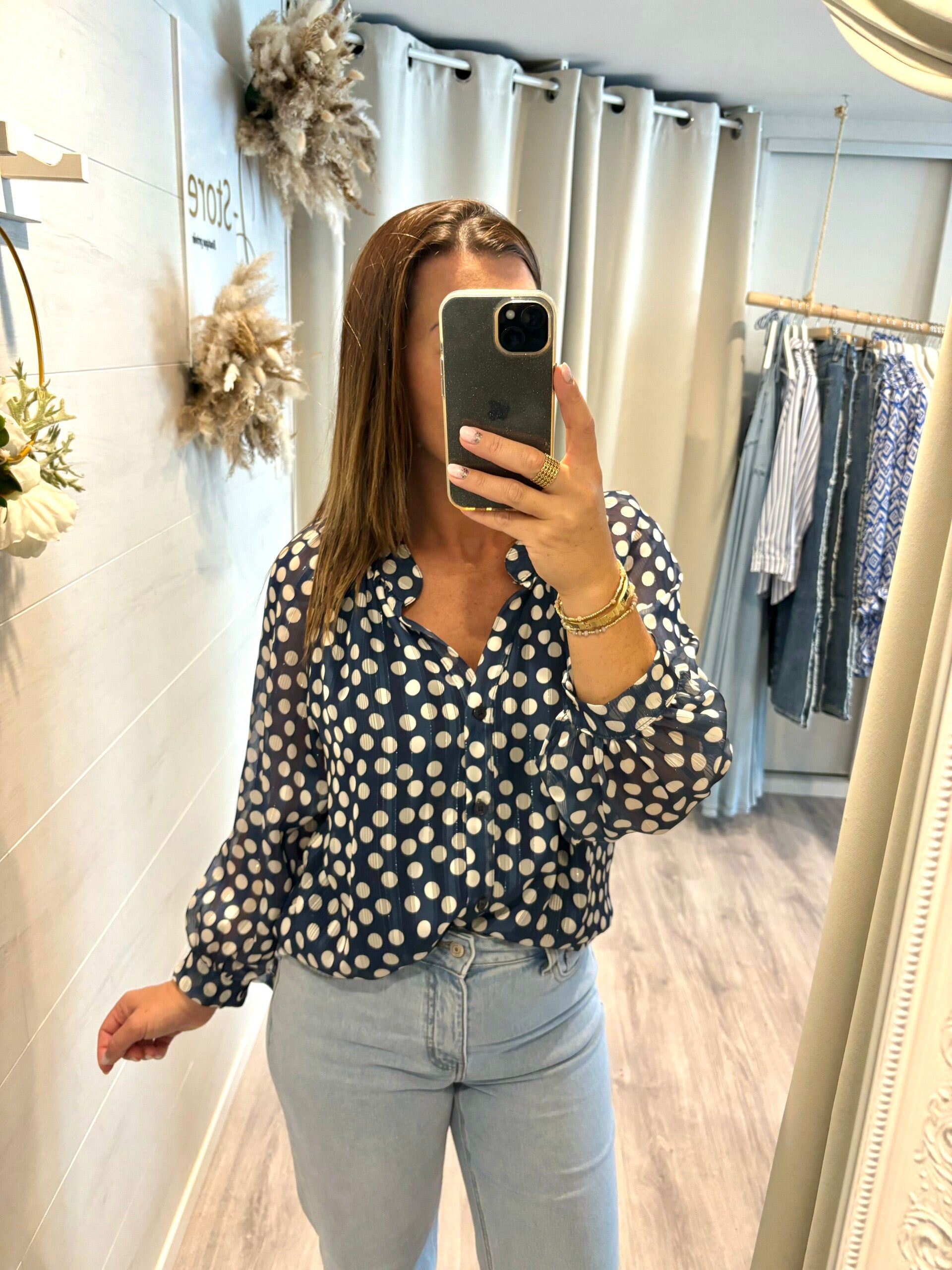 Blouse Clara - Marine