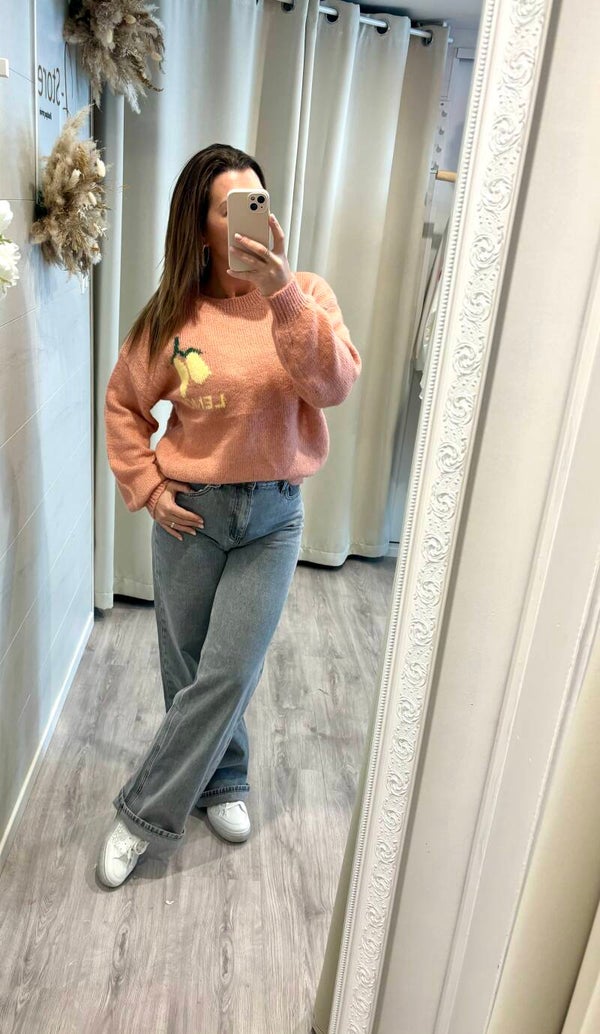 Pull Citron - saumon