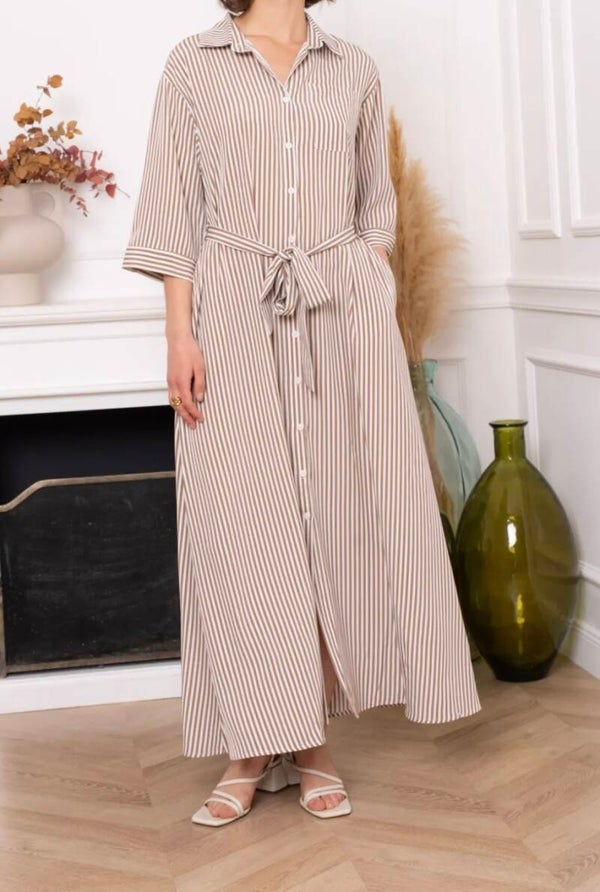 Robe Linda - taupe