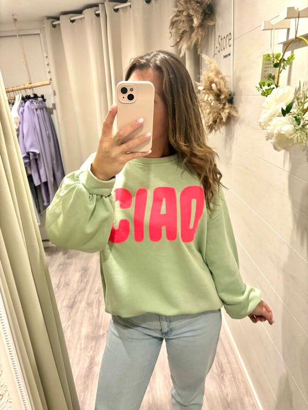 Sweat Ciao - kaki