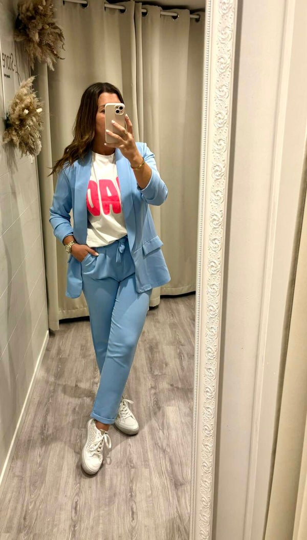 Veste Capucine - bleu ciel