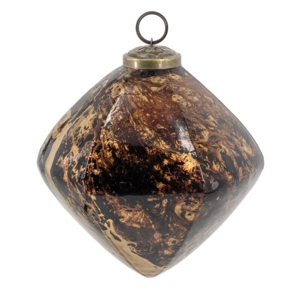 VQ® KERSTBAL BROWN MARBLE #6443