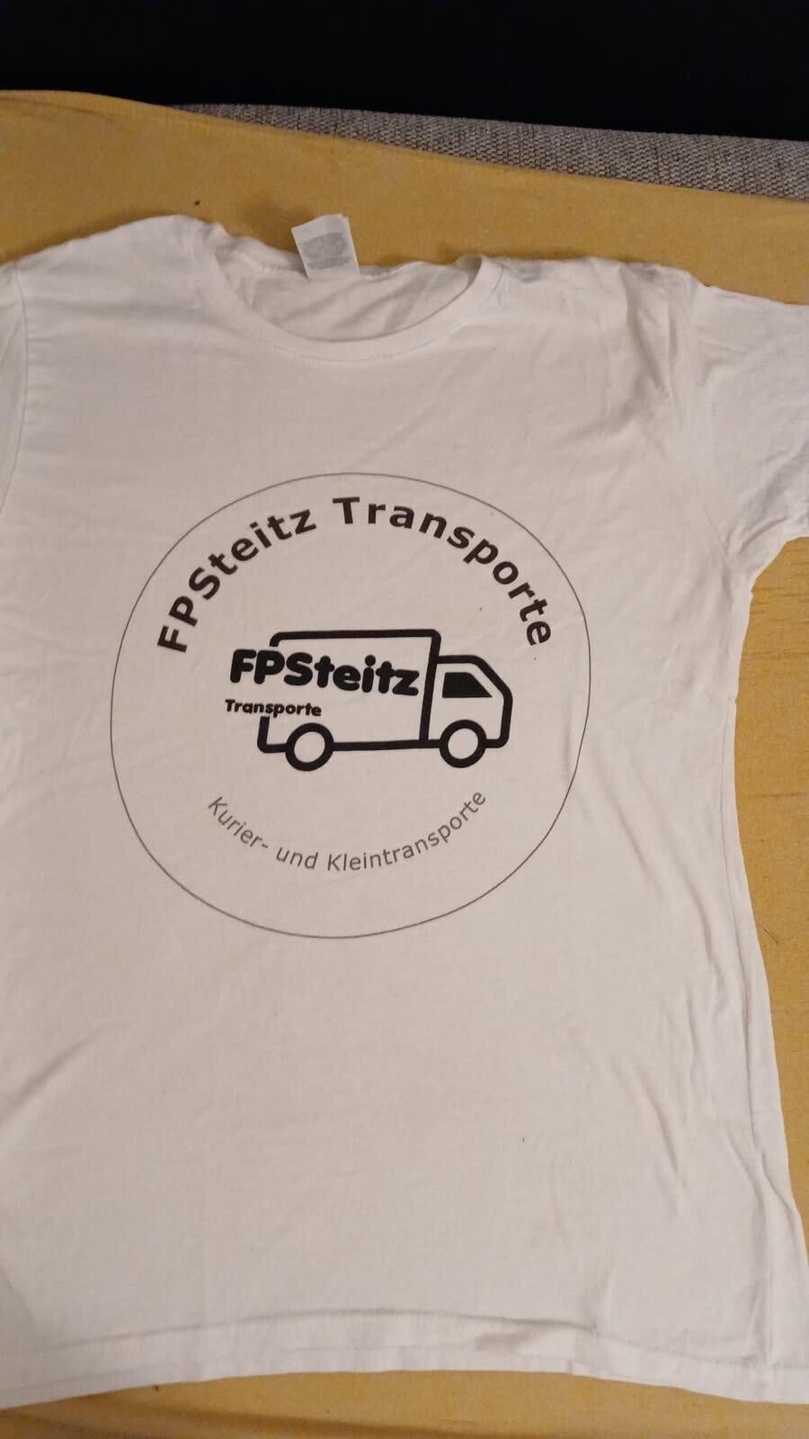 T-Shirt Druck Logo Rückseite