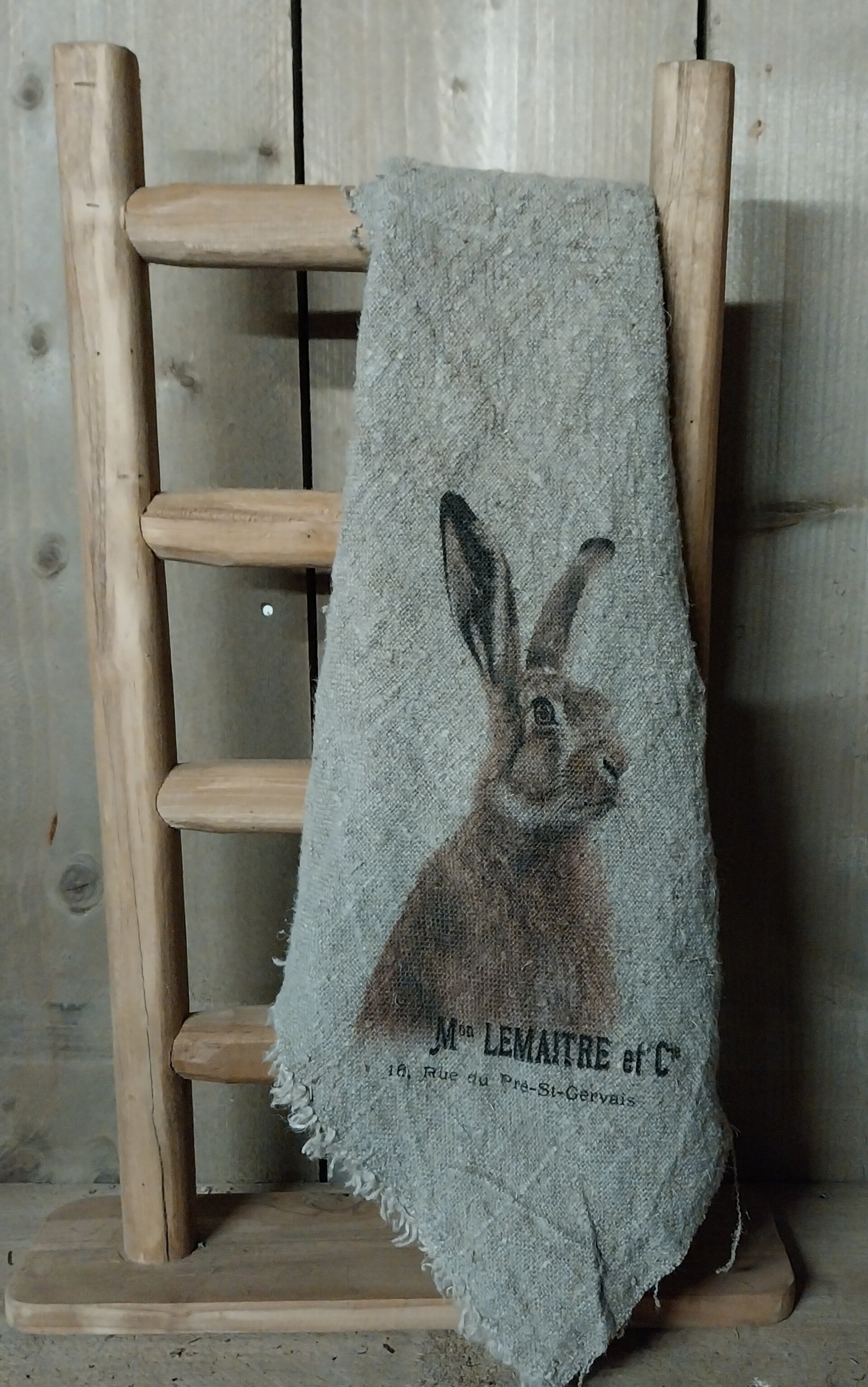 Shabby doek paas haas