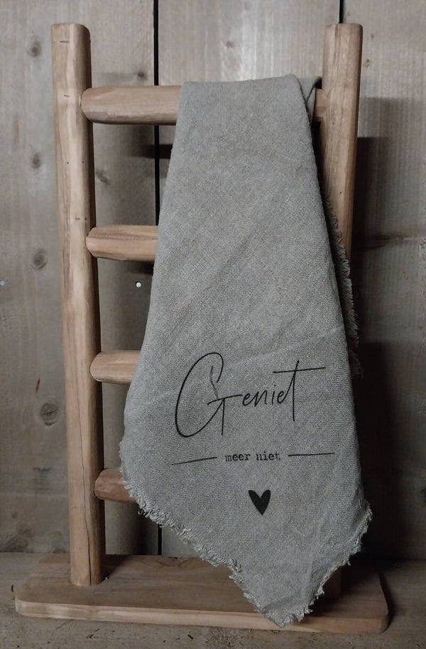 Shabby doek Geniet meer niet