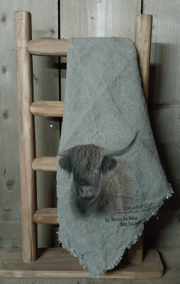 Shabby doek schotese hooglander
