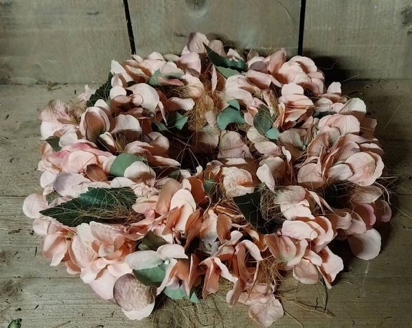 Zijden Hortensia krans