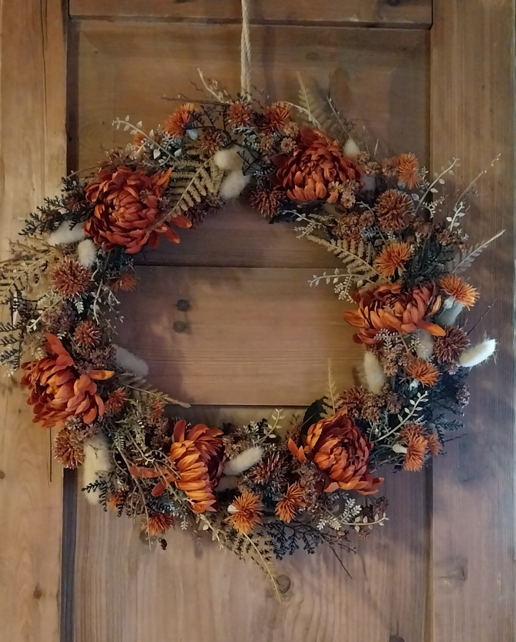 Zijde krans herfst