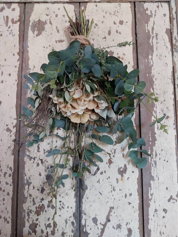 Zijde hortensia toef