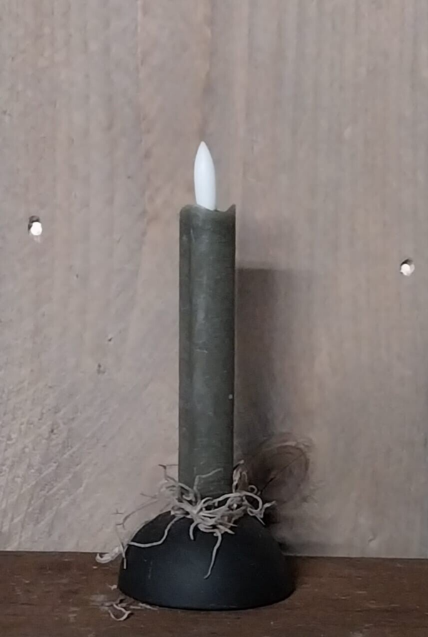 Led kaars in houder