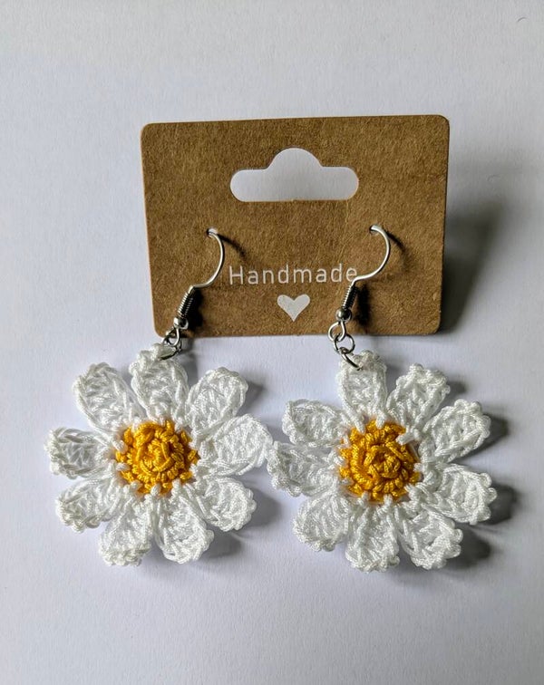 Boucles d'oreilles Marguerites