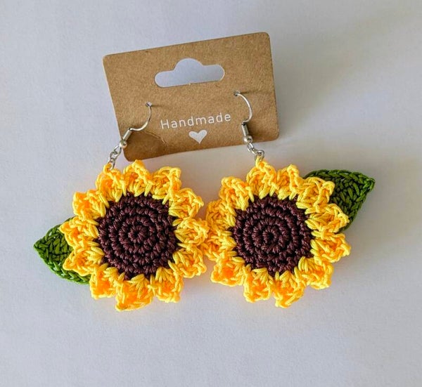 Boucles d'oreilles Tournesols