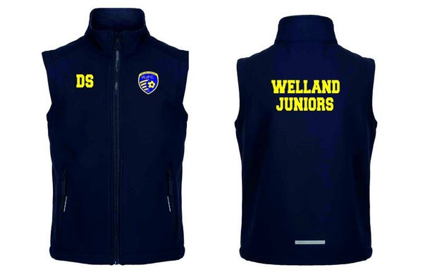 Navy Adult Softshell Gilet