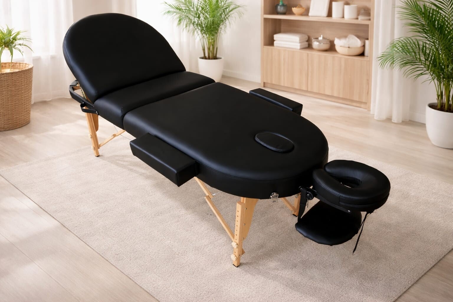 Table de massage ovale