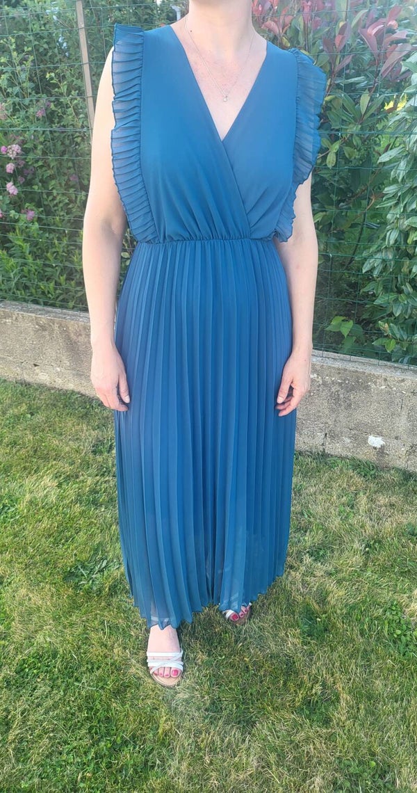 Robe plissée