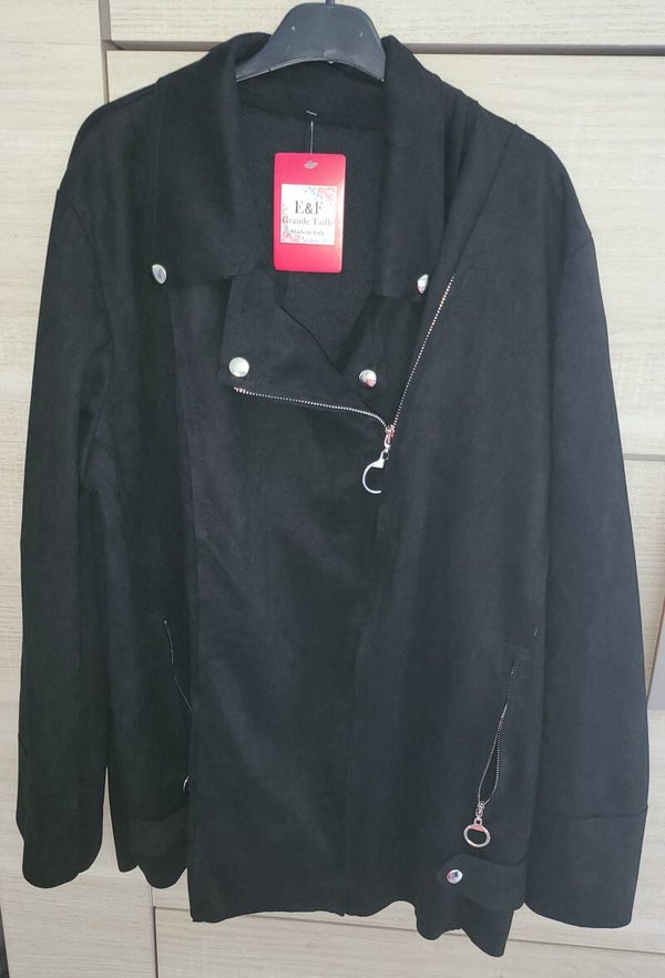 Perfecto en suédine