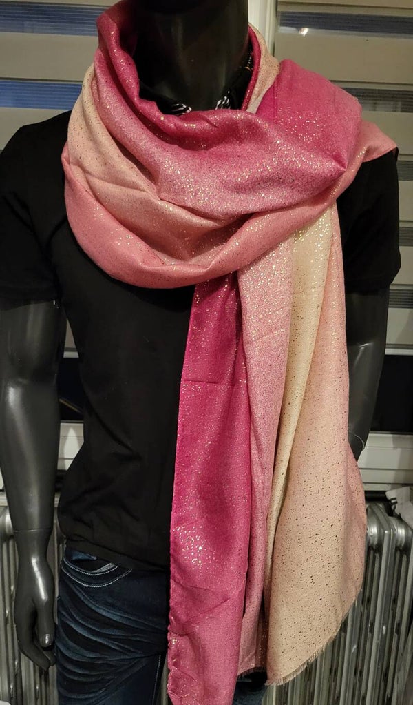 Echarpe avec dorures