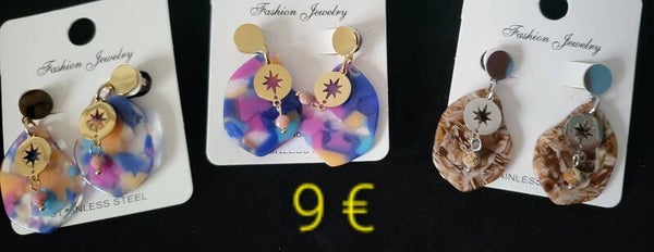 Boucles d'oreilles fantaisie