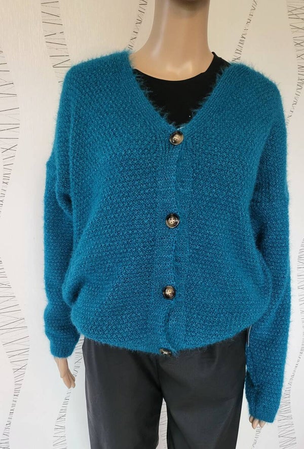 Gilet tout doux à boutons