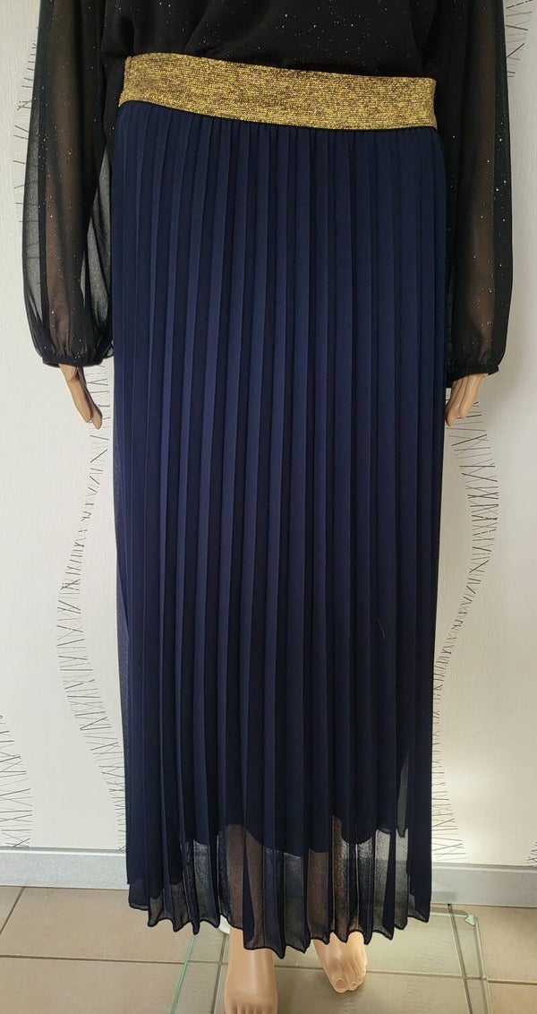 Jupe longue plissée