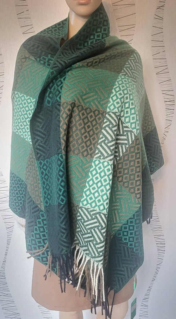 Écharpe géométrique