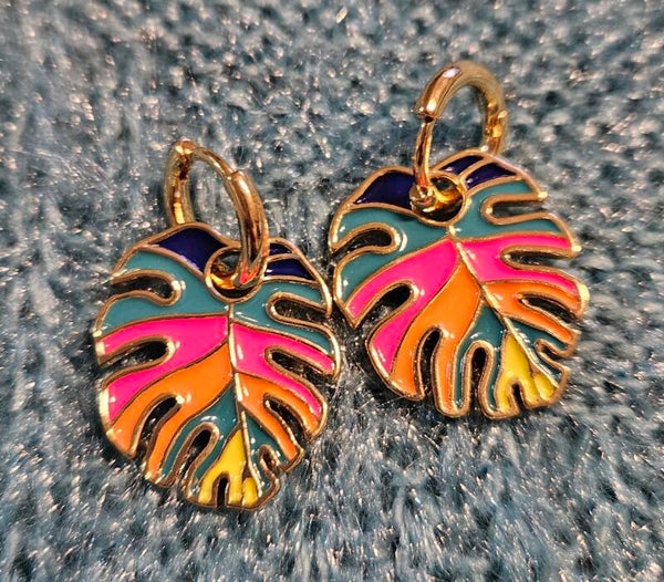 Boucles d'oreilles Feuilles