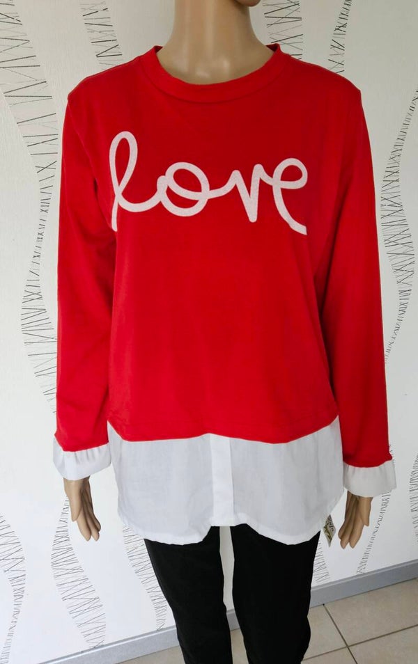 Pull chemise Love
