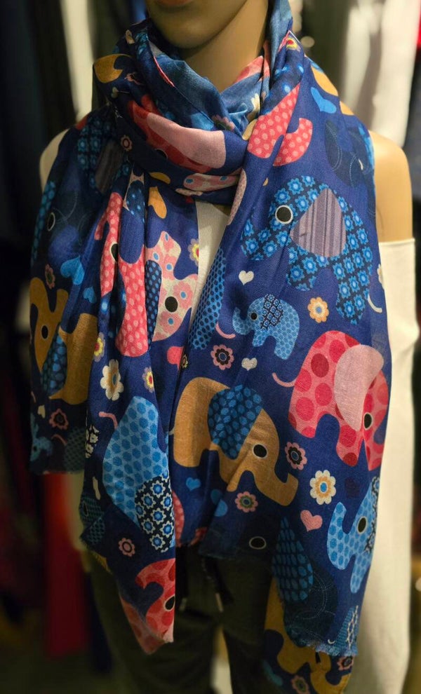 Foulard éléphant