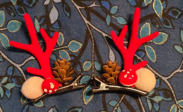 Pinces cheveux Noël