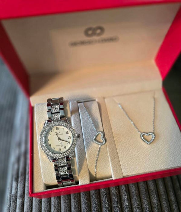 Coffret montre et bijoux