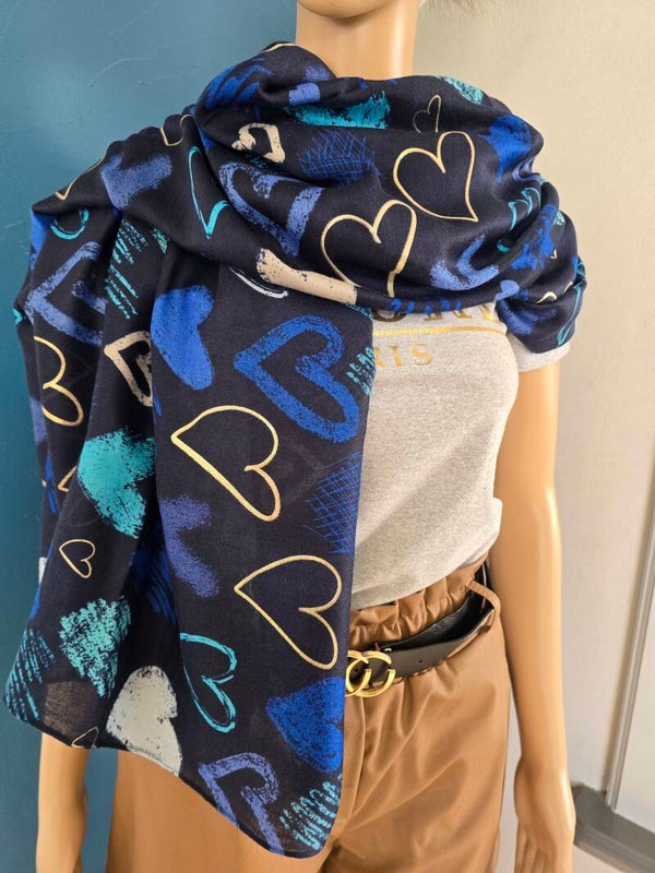 Foulard Coeur