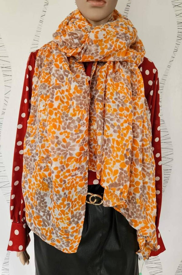 Foulard imprimé floral