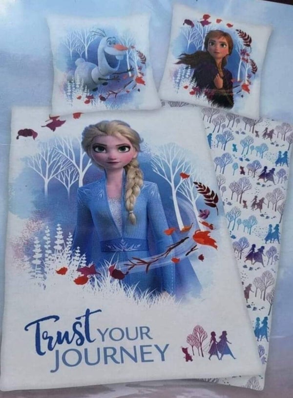 Housse de couette et oreiller Reine des neiges