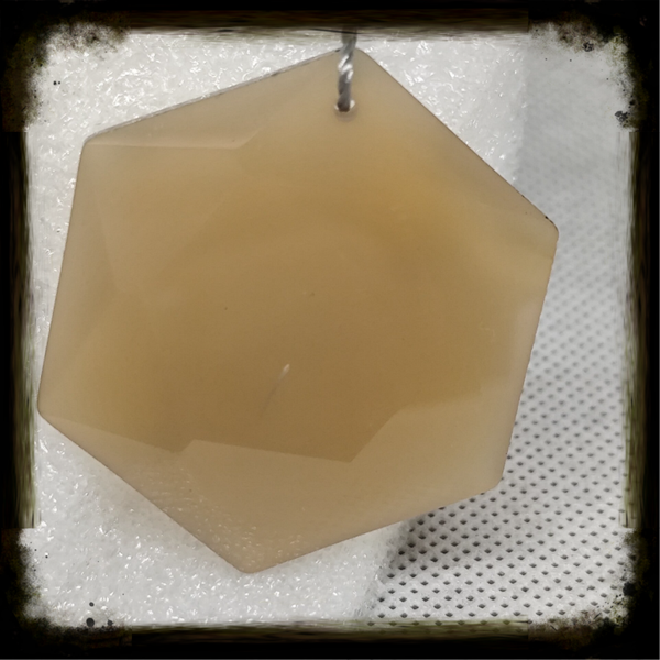 Pendentif Hexagone en Agate