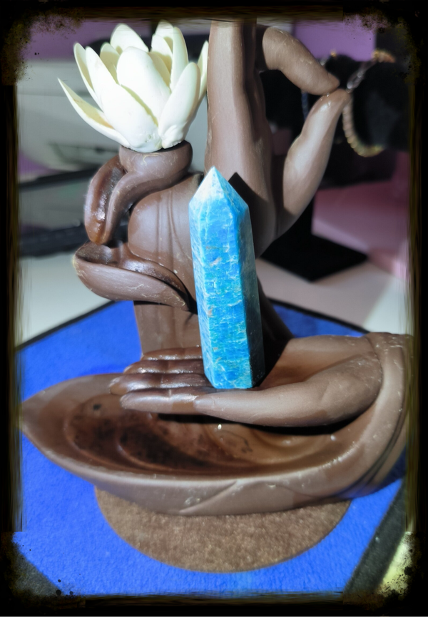 Pointe apatite bleu