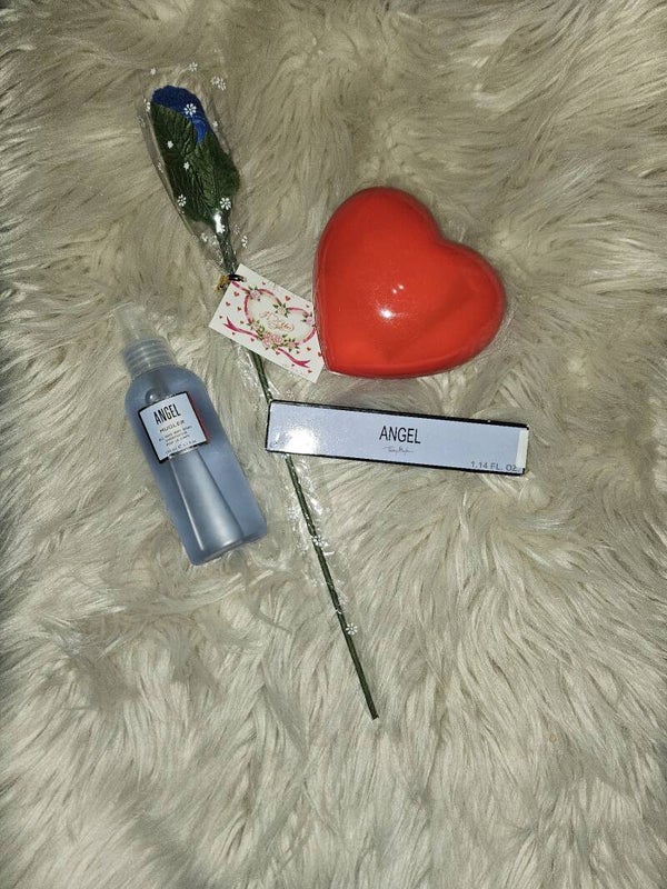 Valentijn Roos + Hart + Angel Parfum + Angel Bodyspray