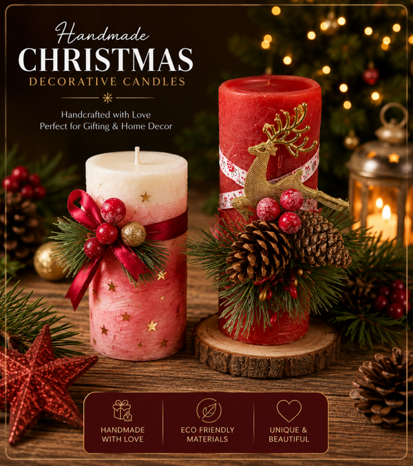 Handcrafted candles
