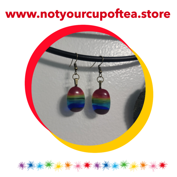 Rainbow earrings