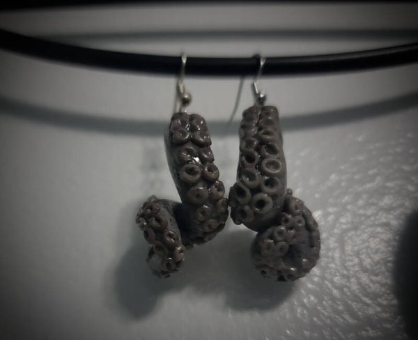 Tentacle earrings