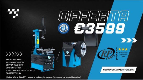 SUPER PROMO - Smontagomme e equilibratrice RP-R-U221PN-400V2S e RP-R-U120PN  SET